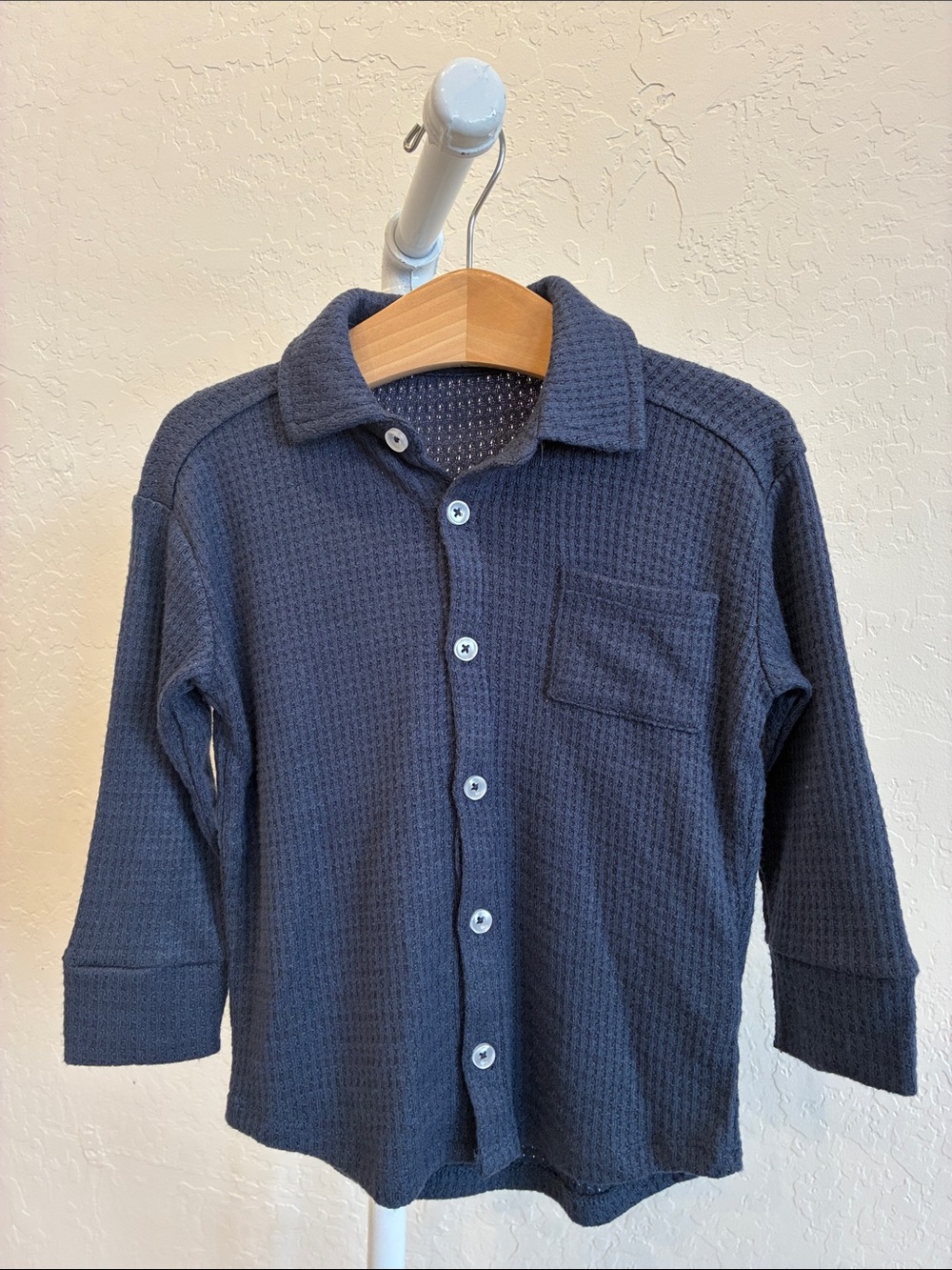 Chaser Kids Button-Down Shirt Navy Blue